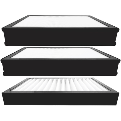 Partition Free ULPA Filter Nylon Mesh F9 HEPA Filter Folded